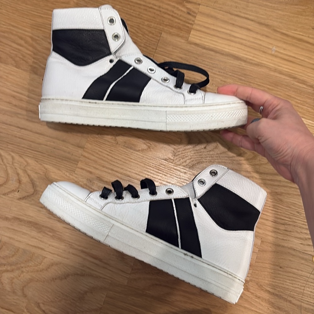 AMIRI Sunset Hi Top Sneakers 38 EUC - Picture 4 of 5